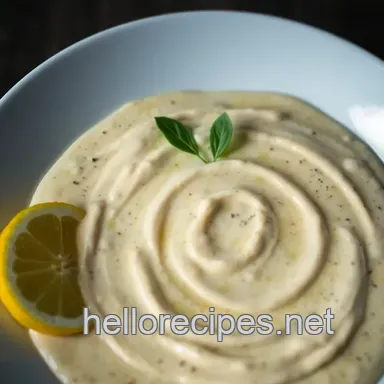 Bright & Creamy Lemon Tahini Dressing: A Fresh Vegan Delight Recipe Card