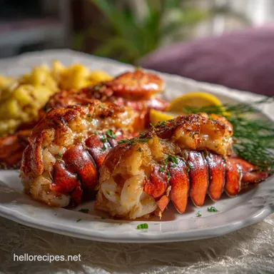 Easy Broiled Lobster Tails for Quick Steakhouse Finish Recipe Card