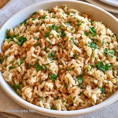 Brown Basmati Rice Pilaf with Ghee Recipe Card