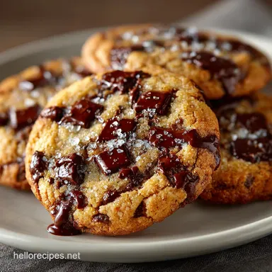 Chefs Brown Butter Chocolate Chip Cookie Recipe Chewy Rich Recipe Card