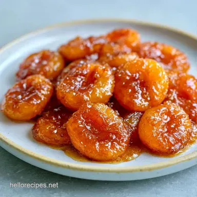 Brown Sugar Roasted Apricots: Caramelized Recipe Card