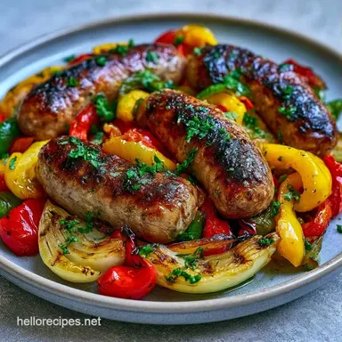 Budget Friendly Grilled Sausage for 4 Recipe Card