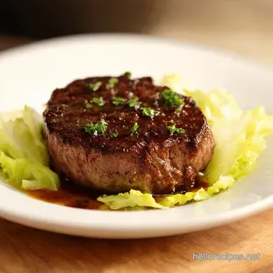 My Secret Cabbage Steak Recipe Balsamic Glazed Bliss Recipe Card