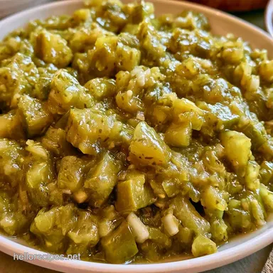Canned Dill Pickle Relish for 6 Jars Recipe Card