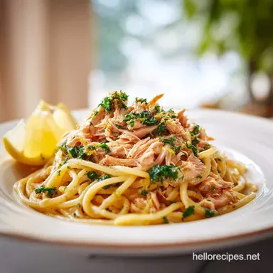 Canned Salmon Pasta Recipe in 15 Minutes Recipe Card