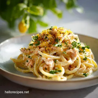 Canned Salmon Pasta Recipe in 15 Minutes