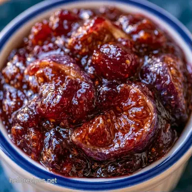 Cardamom Fig Preserves Recipe for 5 Jars Recipe Card