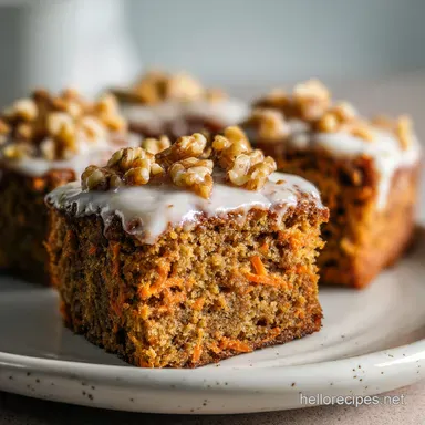 1 Bowl Carrot Apple Snack Cake Vegan Gluten Free Recipe Card