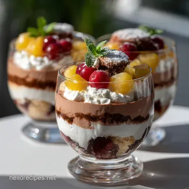 Cute New Year Desserts Fun and: Festive Bubbly Mousse Recipe Card