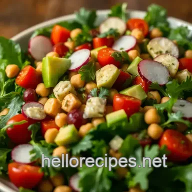 Charming Green Goddess Salad: A Fresh, Herby Delight for Everyone Recipe Card