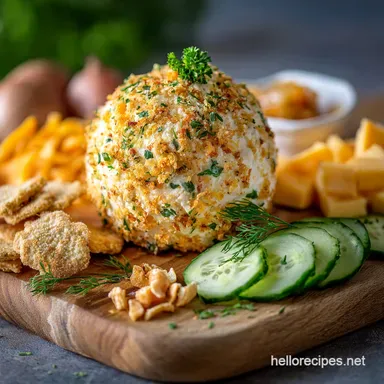 Cheddar Ranch Cheeseball Ready in 2 Hours 15 Minutes Recipe Card