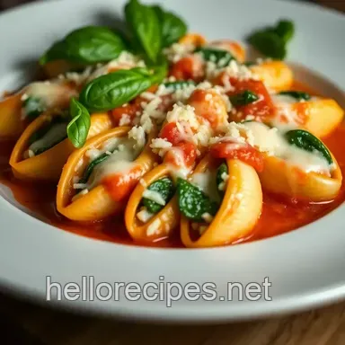 Cheese Stuffed Shells Recipe: A Family Favorite with Spinach & Ricotta Recipe Card