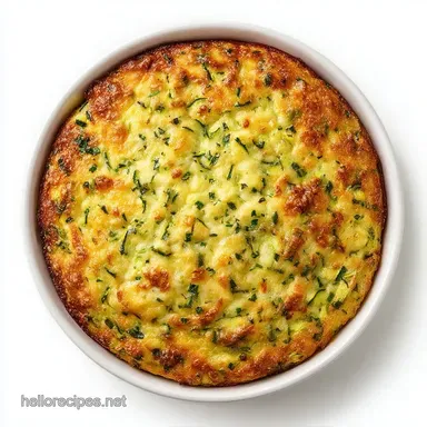 Cheesy Zucchini Casserole with Crackers Recipe Card