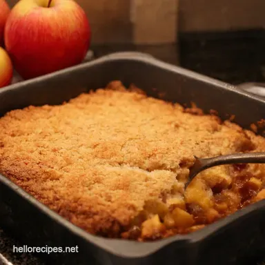 Apple Crumble baking My Chefs Kiss Recipe Recipe Card