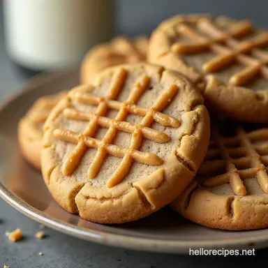 Best Chewy Peanut Butter Cookies Recipe Easy CrissCross Bake