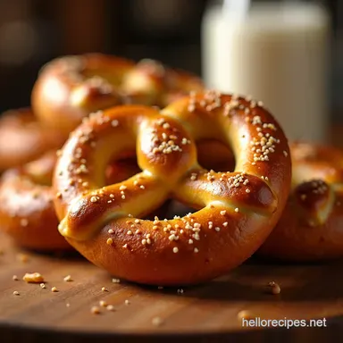 The Ultimate Soft Pretzel Annies Pretzels Copycat Chewy Buttery Recipe Recipe Card