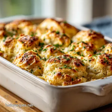 Chicken Bubble Biscuit Bake Casserole: Crispy Baked