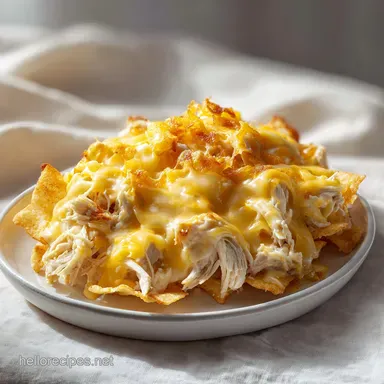 Chicken Chip Bake Recipe for 4 Servings Recipe Card