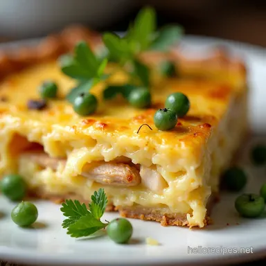 Savory Delicious Chicken Quiche Creamy Gruy&egrave;re Dream