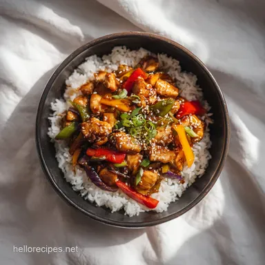 Weekday Meal Prep Chicken Teriyaki Stir for 4 Servings Recipe Card