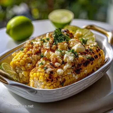 Chilis Roasted Street Corn: Easy Oven Copycat Recipe Card