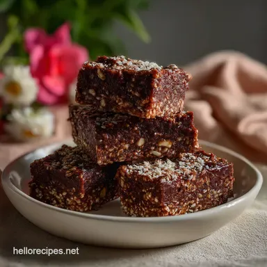 Dark Chocolate Amaranth Bars Vegan GlutenFree: Crispy Chewy Recipe Card