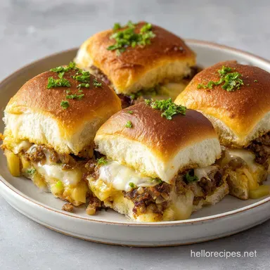 Chopped Grinder Sliders Recipe in 40 Min Recipe Card