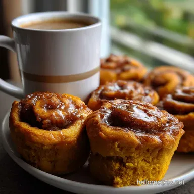 Cinnamon Swirl Pumpkin Bread Minis Ready in 30 Min Recipe Card