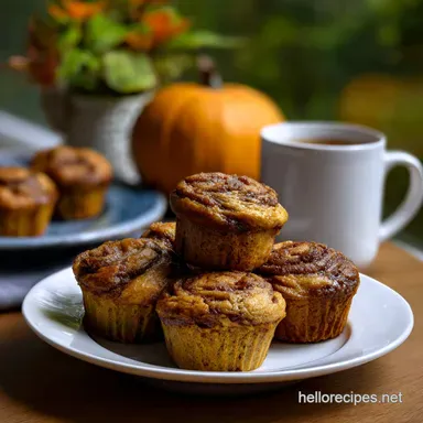 Cinnamon Swirl Pumpkin Bread Minis Ready in 30 Min
