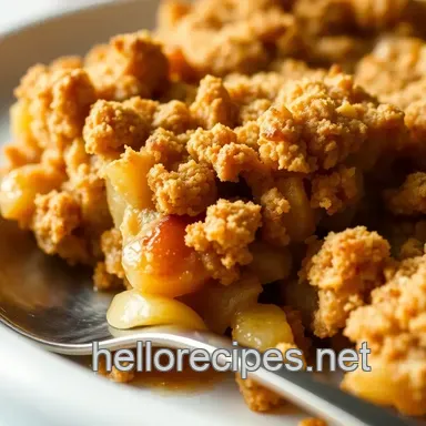 My Crazy Easy Apple Crumble Recipe (Seriously!) Recipe Card