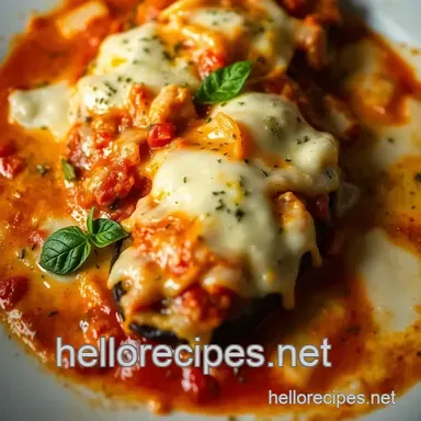 Classic Baked Eggplant Parmesan: A Cheesy Delight for Everyone Recipe Card