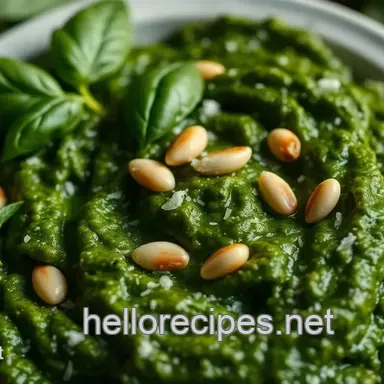 My Favourite Basil Pesto Recipe: A Taste of Italy in Just 10 Minutes Recipe Card
