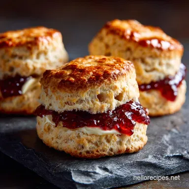 Scones Recipe: Classic Buttermilk Scones (Tall, Tender, No-Twist Method) Recipe Card