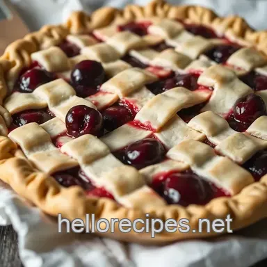 My Favorite Recipe for Cherry Pie: Juicy, Flaky, and Simple to Make Recipe Card