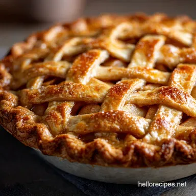 Apple Pie Recipe: Classic All-Butter Flaky Crust (No Soggy Bottom!) Recipe Card
