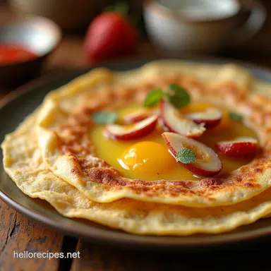 The Perfect PaperThin Pfannkuchen Simple German Crepes Recipe Recipe Card