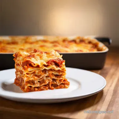 Classic Homemade Lasagna My Italian Familys Secret Recipe Card