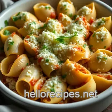 Making Stuffed Shells: My Family's Go-To Recipe for Comfort Food Recipe Card