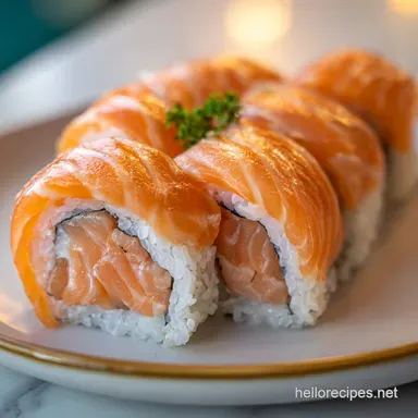 Philadelphia Roll Sushi: Creamy Smoked Salmon Perfection Recipe Card