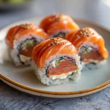 Philadelphia Roll Sushi: Creamy Smoked Salmon Perfection