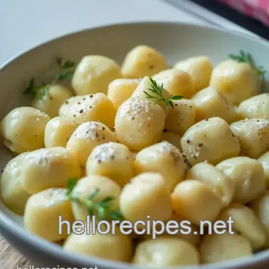 Easy Potato Gnocchi Recipe: Light as Air Italian Comfort! Recipe Card