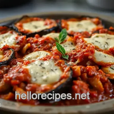 Classic Roasted Eggplant Parmesan: A Warm Family Favorite Dish
