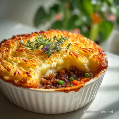 Shepherds Pie: Crispy Baked with Parsnip Mash Recipe Card