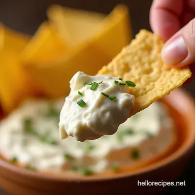 The Best Sour Cream Chip Dip Recipe Homemade Perfection Recipe Card