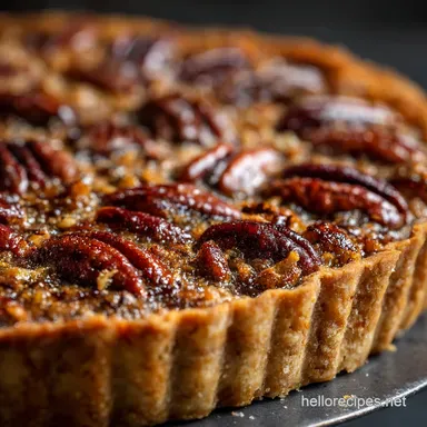 Southern Pecan Pie: The Chefs Classic Recipe for Gooey, Perfect Filling Recipe Card