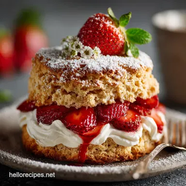 Strawberry Shortcake: The Perfect Crumbly Biscuit Recipe