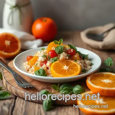 How to Cook Freekeh Salad with Oranges & Mint: A Refreshing Delight! Recipe Card