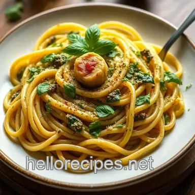 Deliciously Easy Pesto Eyeball Pasta in 30 Minutes for Halloween Fun! Recipe Card