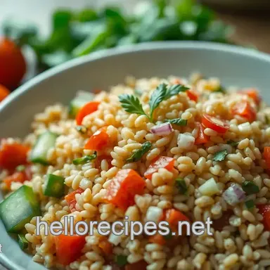 Delightful Cooked Farro Salad: A Joyful Blend of Fresh Flavors