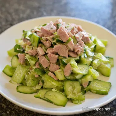 Cool as a Cucumber Tuna Salad My GoTo Recipe Recipe Card